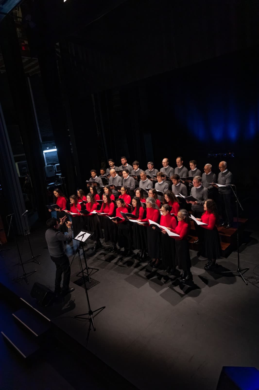 Coro CANTVS em concerto - vista aérea
